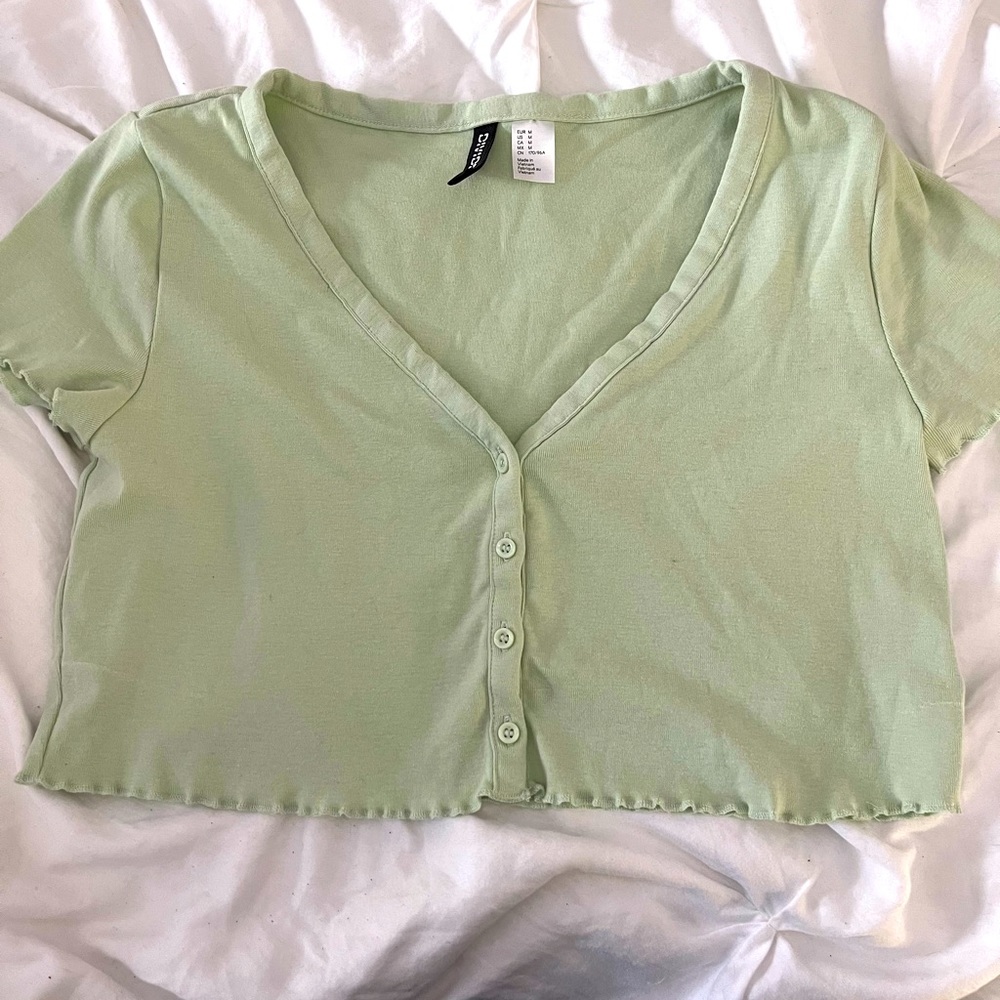 Divided Crop Top